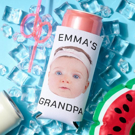 Opa Gift, Aangepaste Baby Gezicht, Foto Gift (Insitu Zomer)