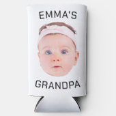 Opa Gift, Aangepaste Baby Gezicht, Foto Gift (Voorkant)