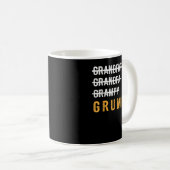 Opa Grampy Grumpy Funny Vader's D Koffiemok (Voorkant rechts)
