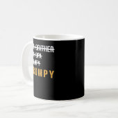 Opa Grampy Grumpy Funny Vader's D Koffiemok (Voorkant links)