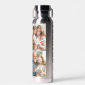 opa | Grootvader Eenvoudig 4 Aangepast fotojaar Waterfles (Voorkant)