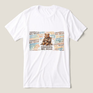 Opa Grote Beer majestueus ontwerp Tri-Blend Shirt