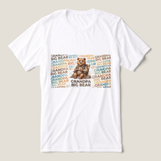 Opa Grote Beer majestueus ontwerp Tri-Blend Shirt