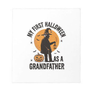 Opa Halloween Shirt Eerste enge opa_1 Notitieblok