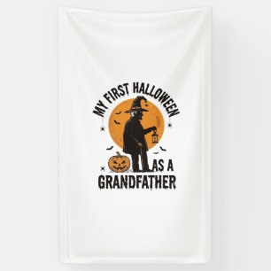Opa Halloween Shirt Eerste enge opa_1 Spandoek