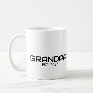 Opa heeft nieuwe opa-cadeau opgericht koffiemok