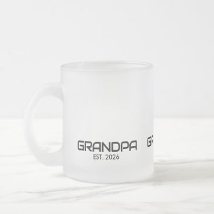 Opa heeft nieuwe opa cadeau opgericht matglas koffiemok