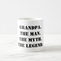 Opa Het Man De mythe De Legende Aangepaste tekst