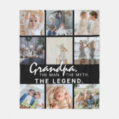 Opa. Het Man. De mythe. De Legende. | Foto Fleece Deken (Voorkant)