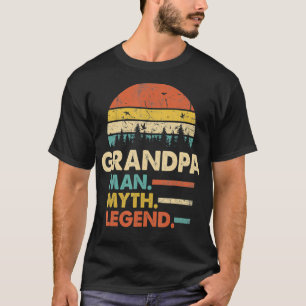Opa het Man de mythe de Legende Pop van de Pop T-shirt