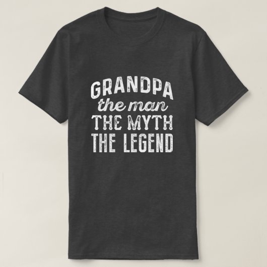Opa het Man de mythe de legende T-shirt (Design voorkant)