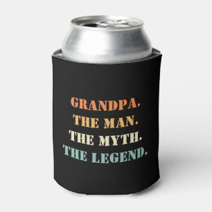Opa het Man de mythe de Legende Vaderdag Blikjeskoeler