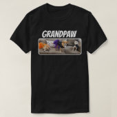 Opa Hond Opa Custom Foto T-shirt (Design voorkant)