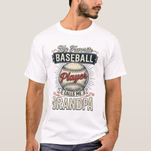 Opa-honkbal vintage graveer shirt ontwerp_1