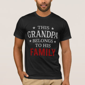 Opa hoort bij zijn familie–Krachtige patriarch ont T-shirt