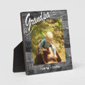 Opa ik hou van jou foto fotoplaat (Voorkant)