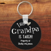 Opa is eigendom van Kinder Names Sleutelhanger (Voorkant)