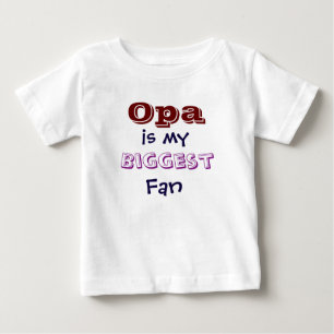 Opa is mijn grootste fan Baby peuter t-shirt
