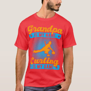 Opa is mijn naam Curling. Mijn game grappige Curle T-shirt