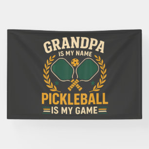 Opa is mijn naam spandoek