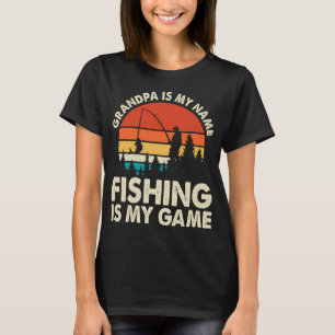 Opa Is Mijn Naam Vissen Is Mijn Game - Vissen G T-shirt