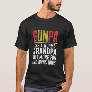 Opa is net als een normale opa maar leuker en bezi t-shirt