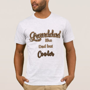 Opa is net als papa maar koeler Houten Plank T-shirt