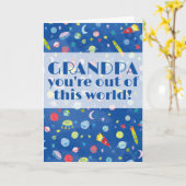 OPA Je bent uit deze wereld Waterverf ruimte Kaart (Gele Bloem)