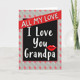 Opa kaart met hartelijke liefde