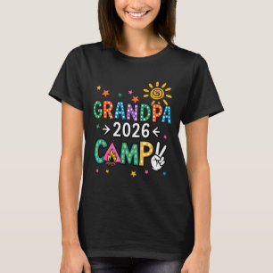 Opa Kamp 2026 Familie Vakantie Zomer Kamperen T-shirt