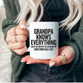 Opa kent alles grappig mok