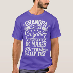 Opa kent alles wat grappig is voor Vaderdag T-shirt