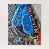 Opa Kerstmis. Legpuzzel (Verticaal)