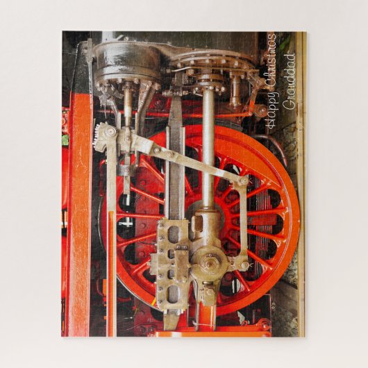 Opa Kerstmis. Legpuzzel (Verticaal)