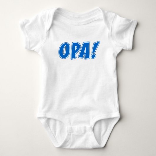 Opa Kinder ontwerp Romper (Voorkant)
