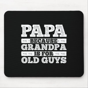 Opa kunst voor mannen Opa Ouder Vader Muismat
