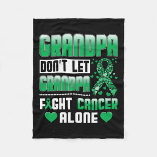 Opa laat opa niet alleen met galwegen vechten fleece deken