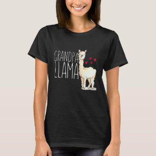 Opa Lama Overeenkomstige Familie Stam Papa T-shirt