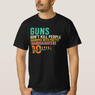 Opa Leuke Kleindochters Grappige Quote Crewneck T-shirt