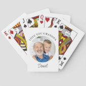 Opa Lief Foto Pokerkaarten (Achterkant)