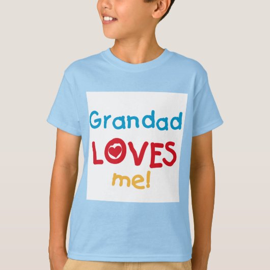 Opa Loves Me T-shirts en geschenken (Voorkant)