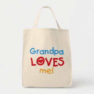 Opa Loves Me T-shirts en geschenken Tote Bag