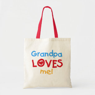 Opa Loves Me T-shirts en geschenken Tote Bag