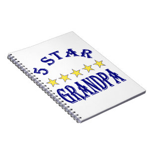 Opa met vijf sterren notitieboek