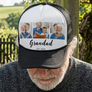 Opa Modern Schrift 3 Foto  Trucker Pet