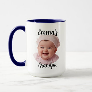 Opa-mok - Op maat gemaakte cadeau babygezicht voor Mok