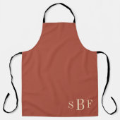 Opa Monogram Keukencadeau Schort (Voorkant)