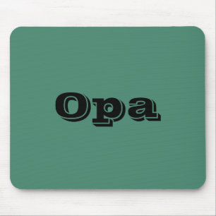 "Opa" Mousepad Muismat
