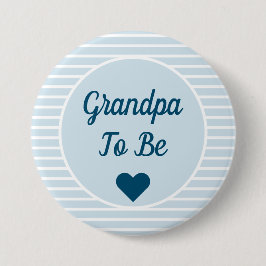 Opa om Baby shower Button te zijn