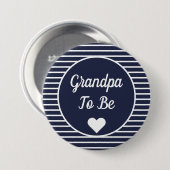 Opa om Baby shower Button te zijn (Voorkant /achterkant)